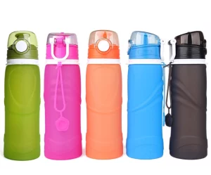 Silicone Collapsible Water Bottles (2)